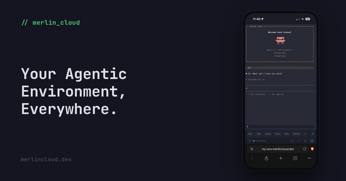 Merlin Coding merlin_cloud // An agent operating environment